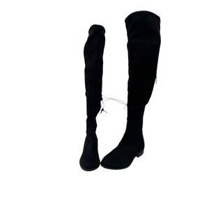 Arizona Sz 8 Black Palmer Over The Knee Boots Sli… - image 1